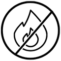 Non-combustible outer layer
